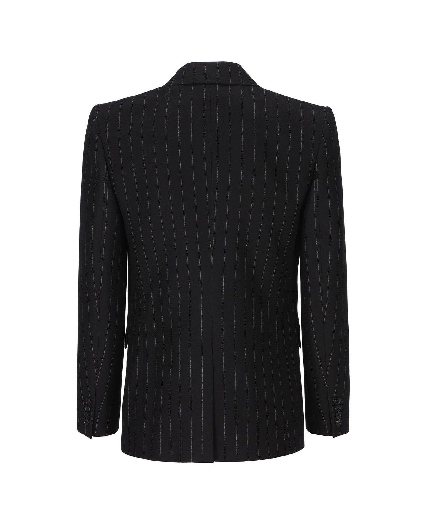 Saint Laurent Paris o1bcso1str0125 Veste Boutons Col Piq in Black Size US L / EU 52-54 / 3 - 2 Thumbnail