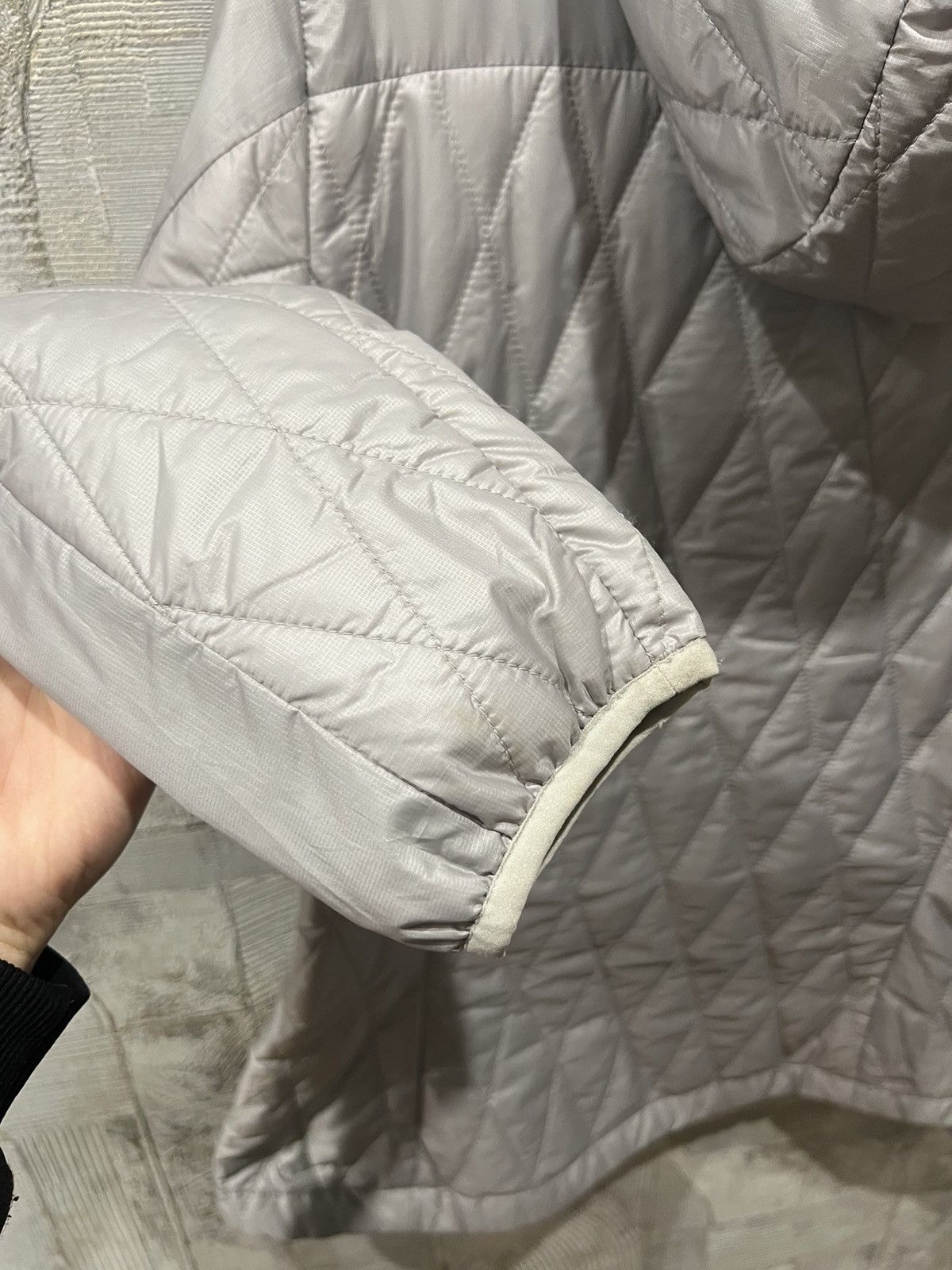 Patagonia Quilted Hoodie Nano Jacket L Teal Primaloft