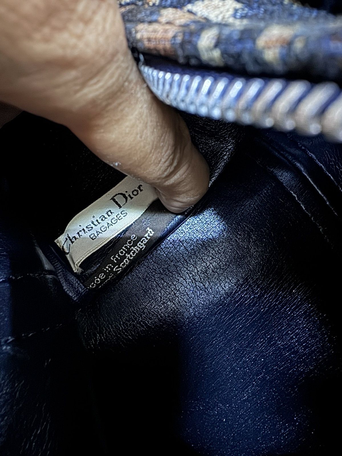 Dior Christian Dior Monogram Blue Oblique Canvas Boston Bag Size ONE SIZE - 23 Thumbnail