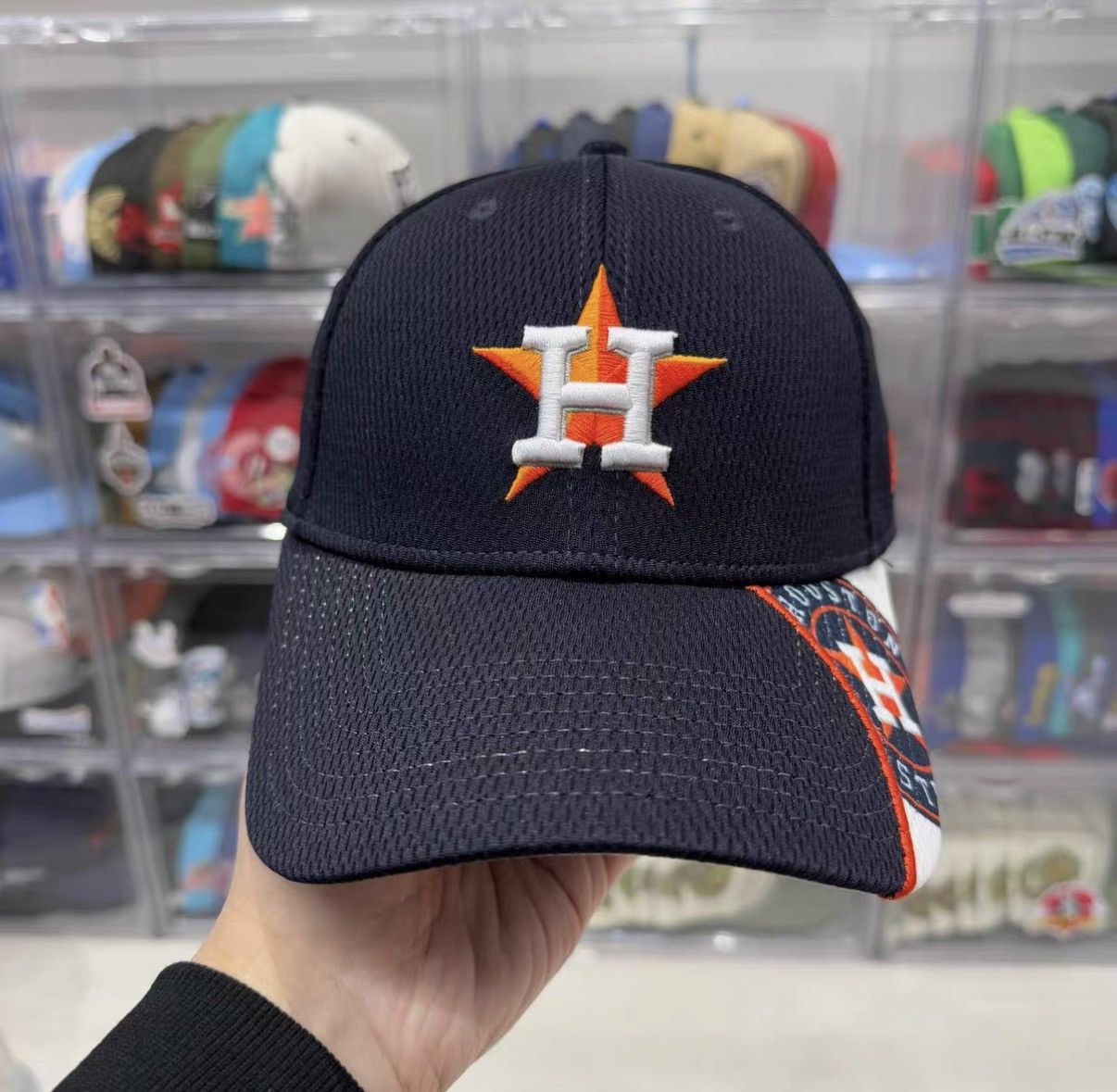 New Era New Era MLB Houston Astros Curved Brim Baseball Cap J32 Size ONE SIZE - 1 Thumbnail