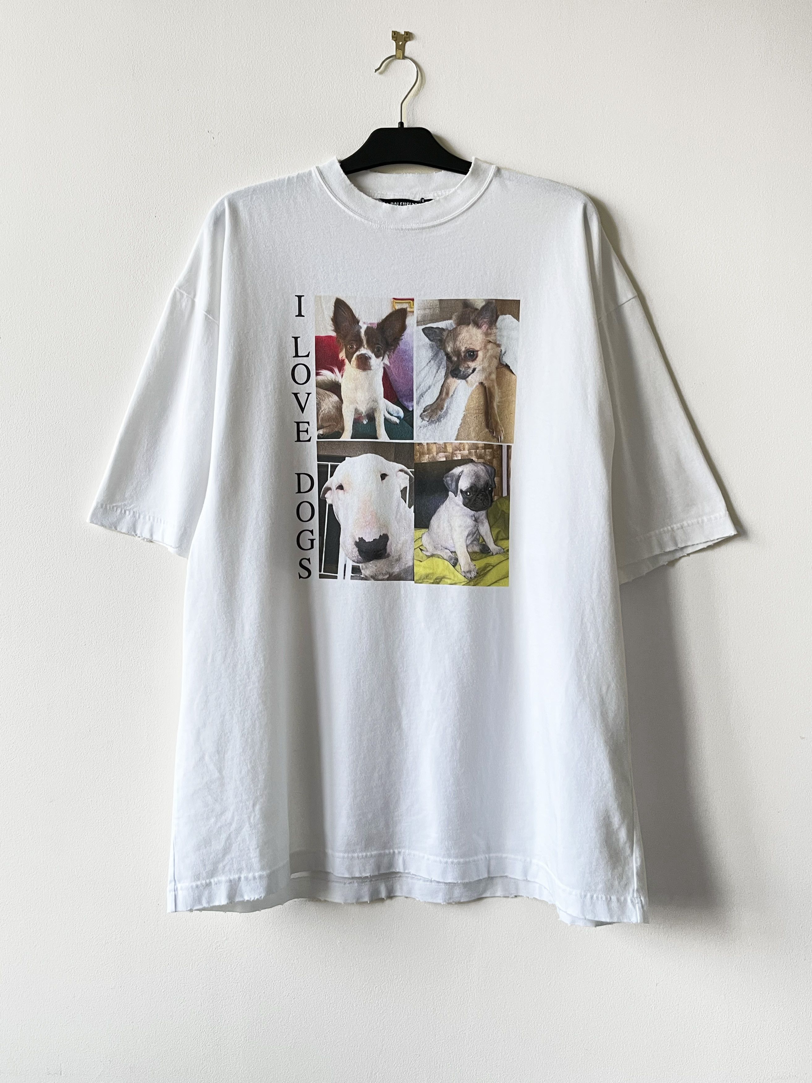 お買い物ガイド バレンシアガ ティシャツ i love dogs | fml.es