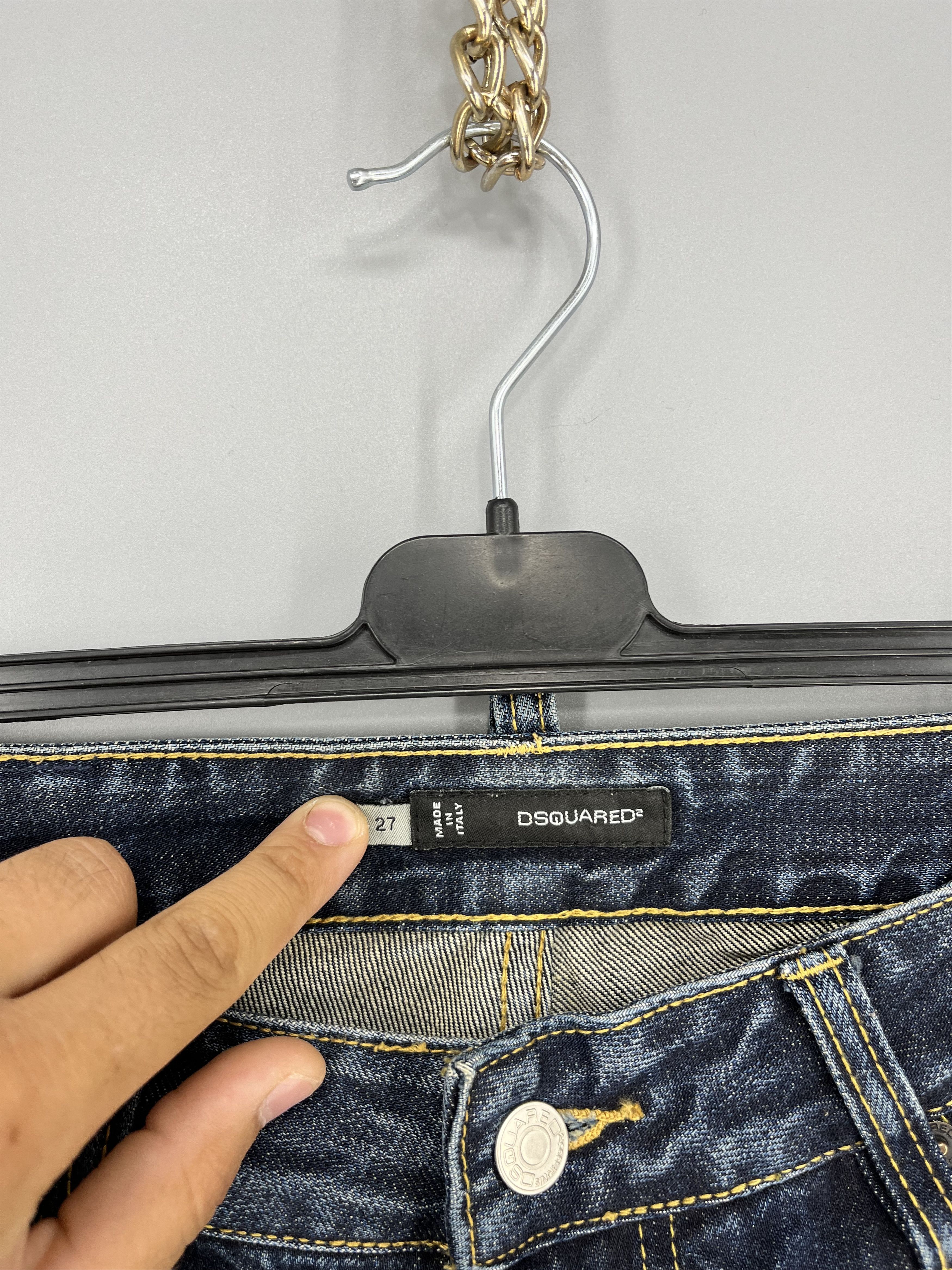 Dsquared2 Vintage Dsquared2 Jeans Denim Skinny Fit Luxary Style Size US 27 - 8 Thumbnail