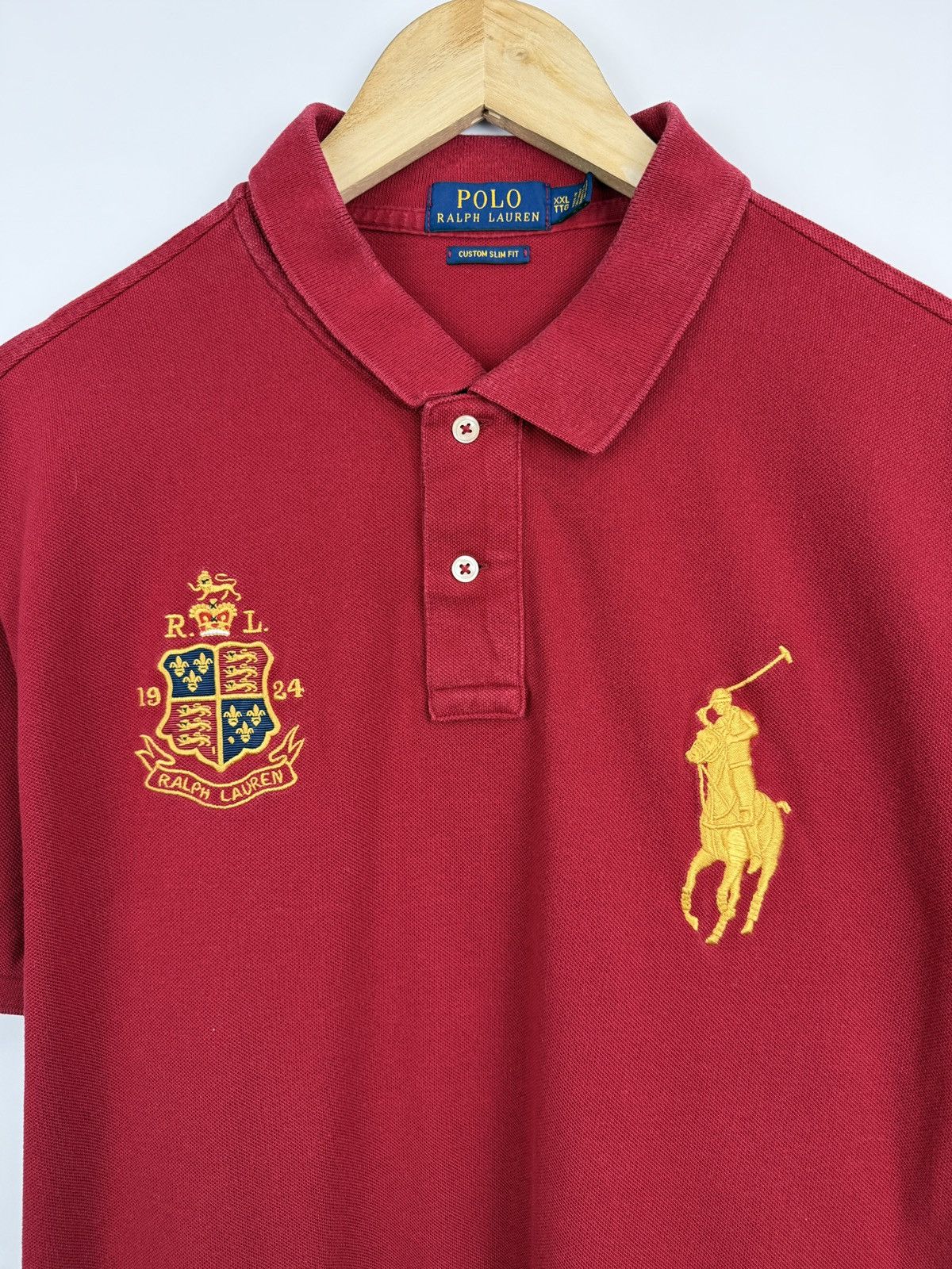 Polo Ralph Lauren 🇬🇧🏉 Polo Ralph Lauren Rugby Custom Slim Fit Polo Chief Keef Size US XXL / EU 58 / 5 - 4 Thumbnail