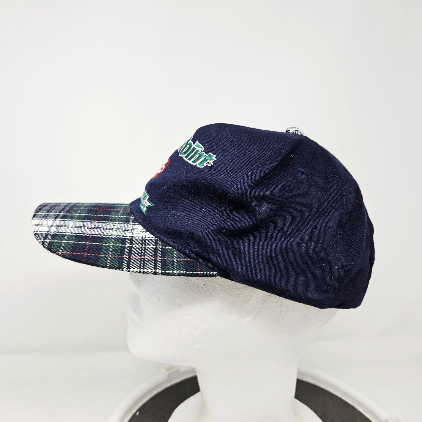 Vintage VINTAGE Cedar Point Hat Cap Baseball Snap Back One Size Blue Plaid Mens 90s Size ONE SIZE - 6 Thumbnail