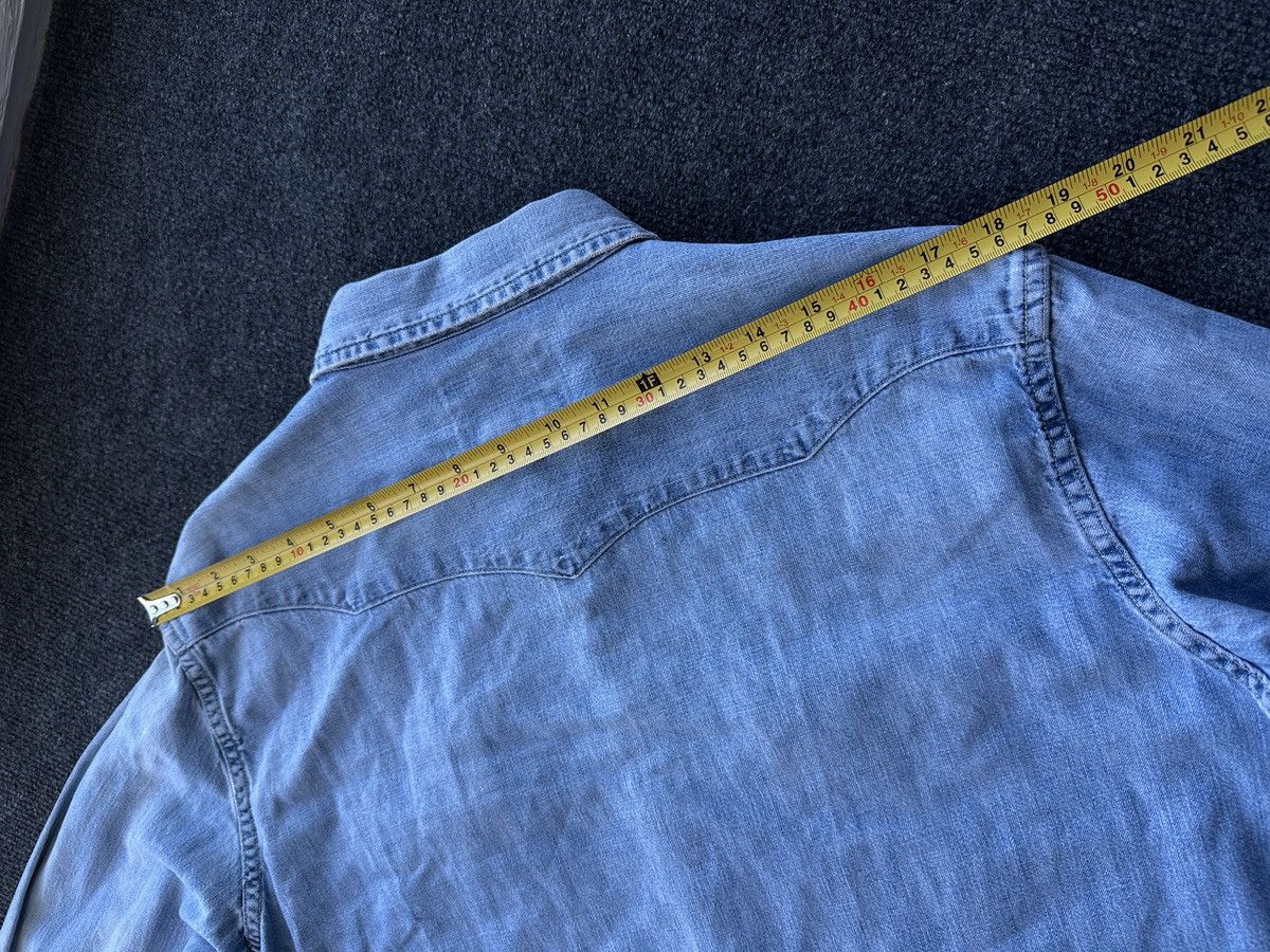 Polo Ralph Lauren 🚨 VNTG Y2K Polo Ralph Lauren Shirt DENIM RARE long SLEEVE Size US M / EU 48-50 / 2 - 14 Thumbnail