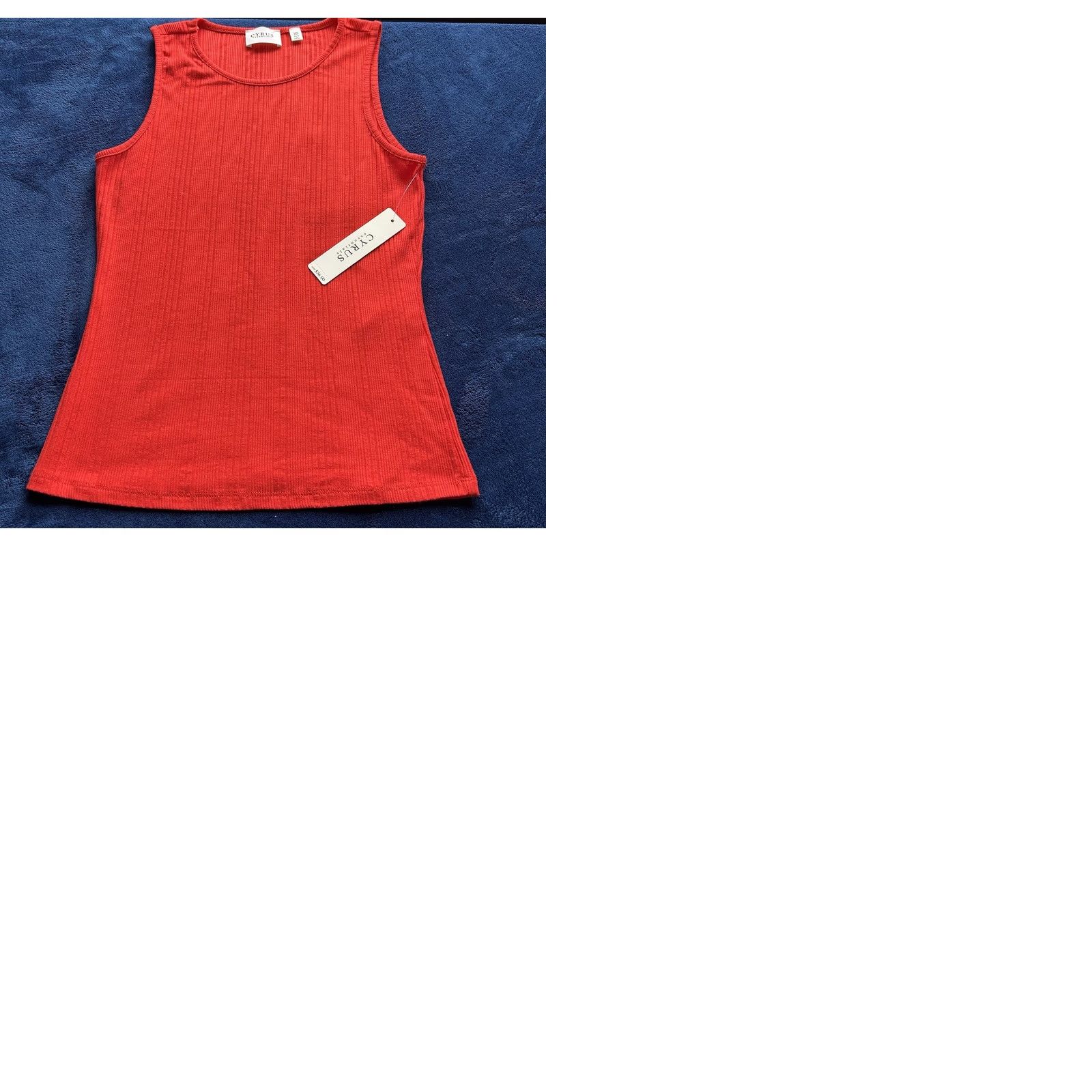 Essentials Cyrus Essentials Sleeveless Top Shirt Tank Women XS Red NWT K632322 New Tags Size XS / US 0-2 / IT 36-38 - 11 Thumbnail