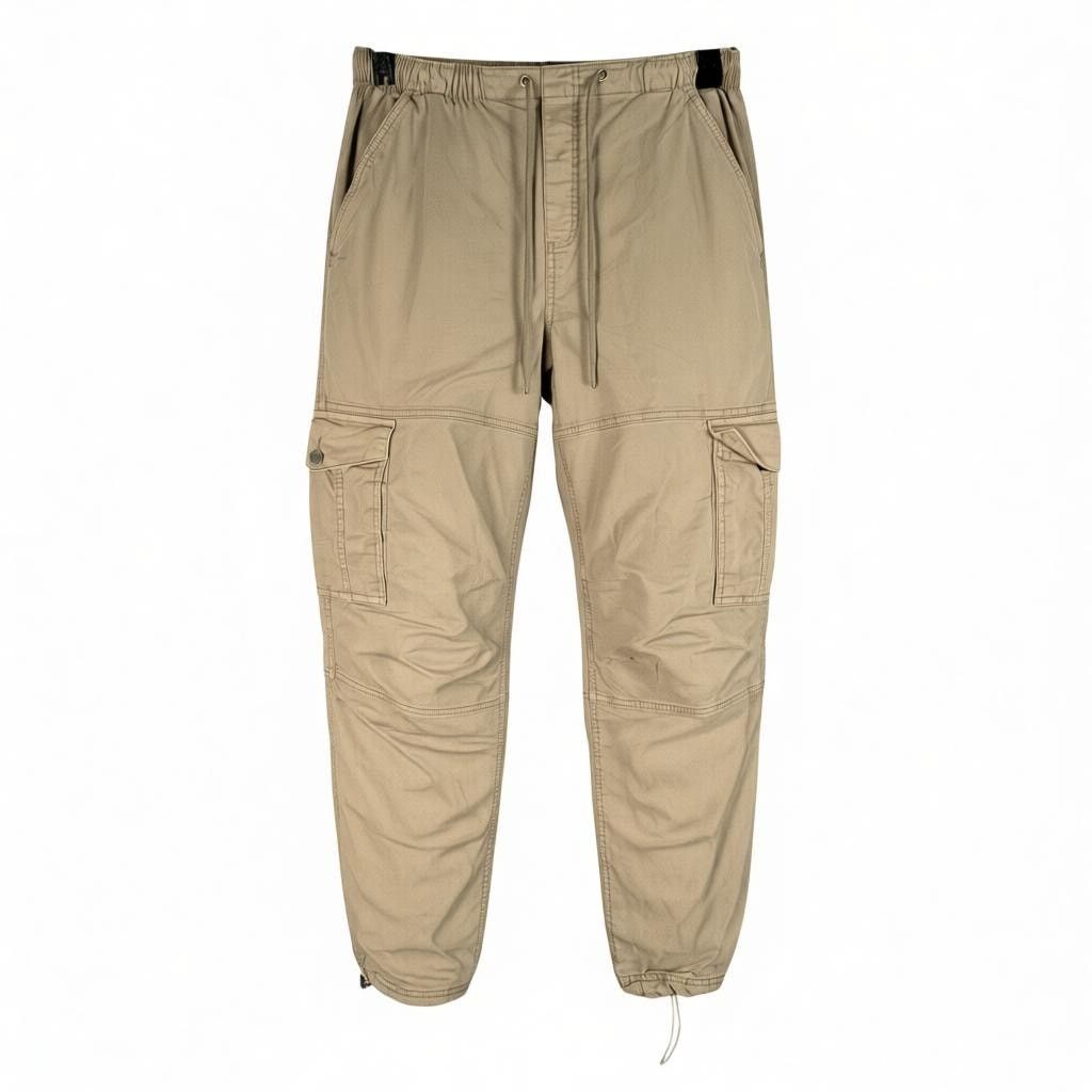 Garage Women's Garage Denim Khaki Ripcord Cargo Pants - Size XS Size 28" / US 6 / IT 42 - 1 Thumbnail