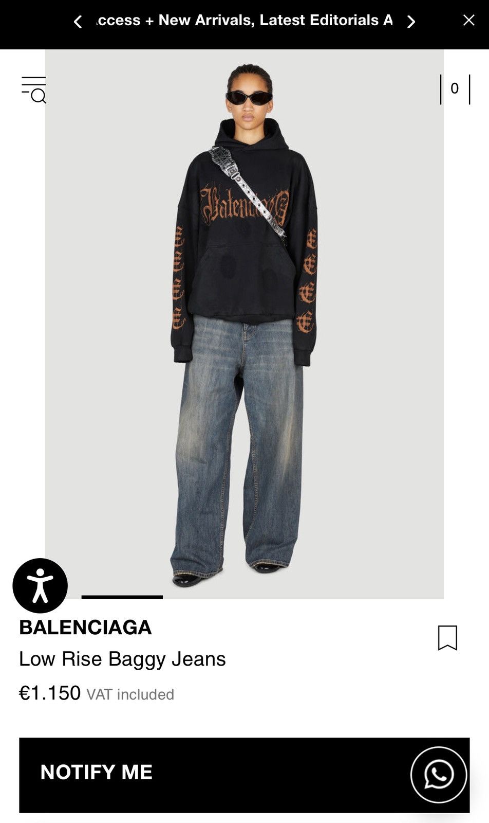 Balenciaga Balenciaga Baggy Jeans Size US 30 / EU 46 - 9 Thumbnail