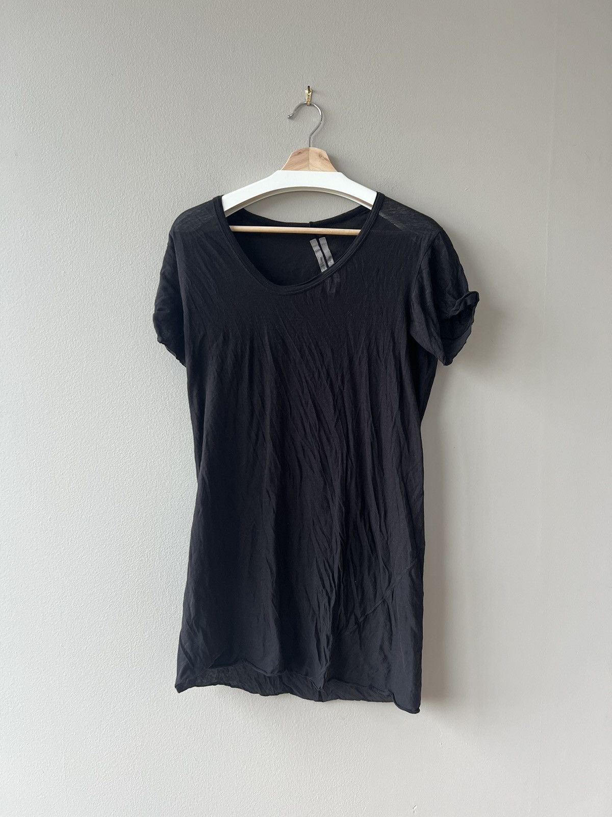 image of Rick Owens Ss15 Faun Tee in Black, Men's (Size Small)