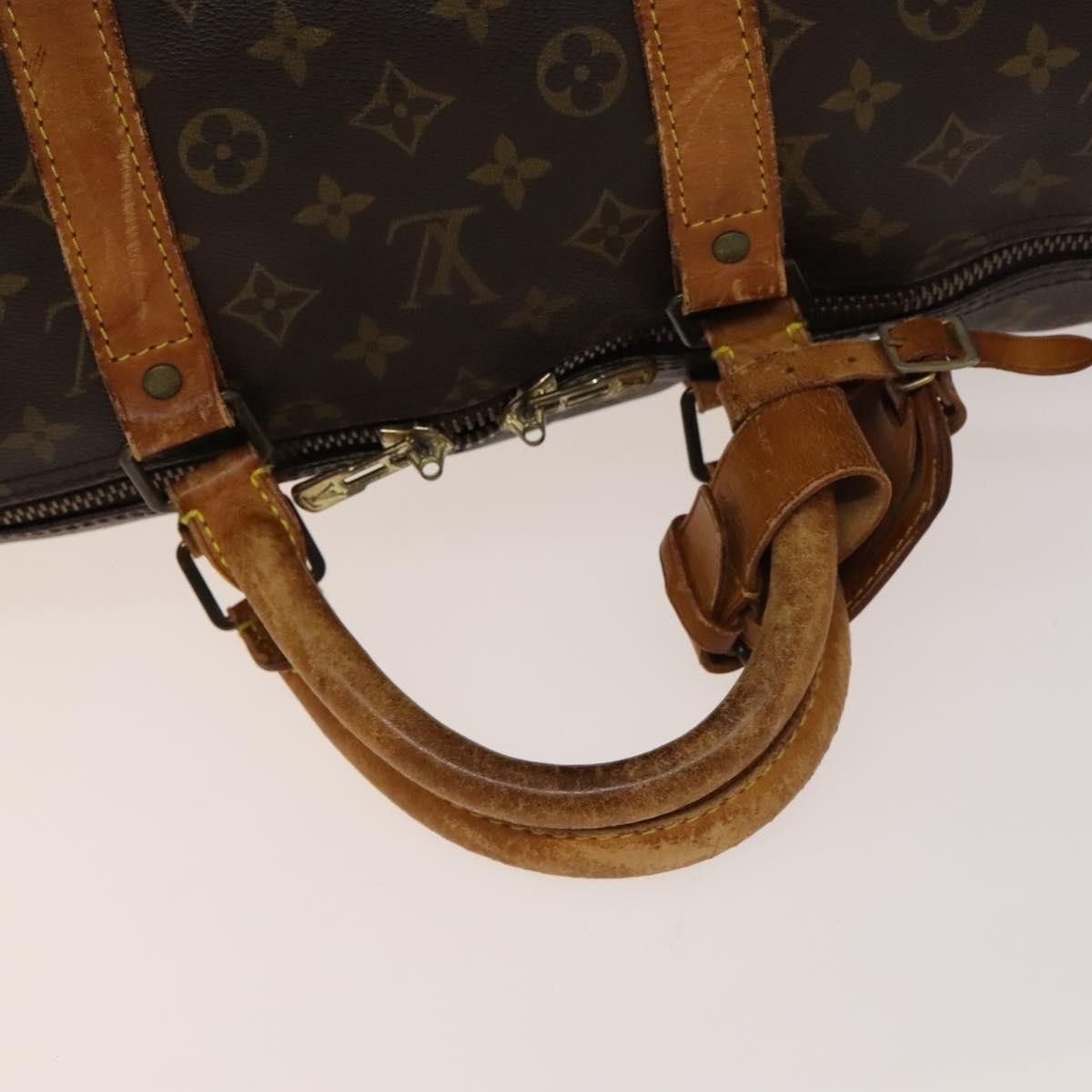 Louis Vuitton LOUIS VUITTON Monogram Keepall Bandouliere 55 Boston Bag Size ONE SIZE - 8 Thumbnail