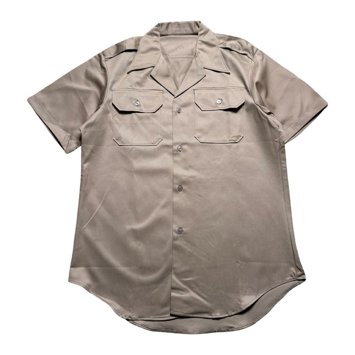 Other US Military Shirt Mens M Khaki Short Sleeve 70s Vintage 02 Size US M / EU 48-50 / 2 - 1 Thumbnail