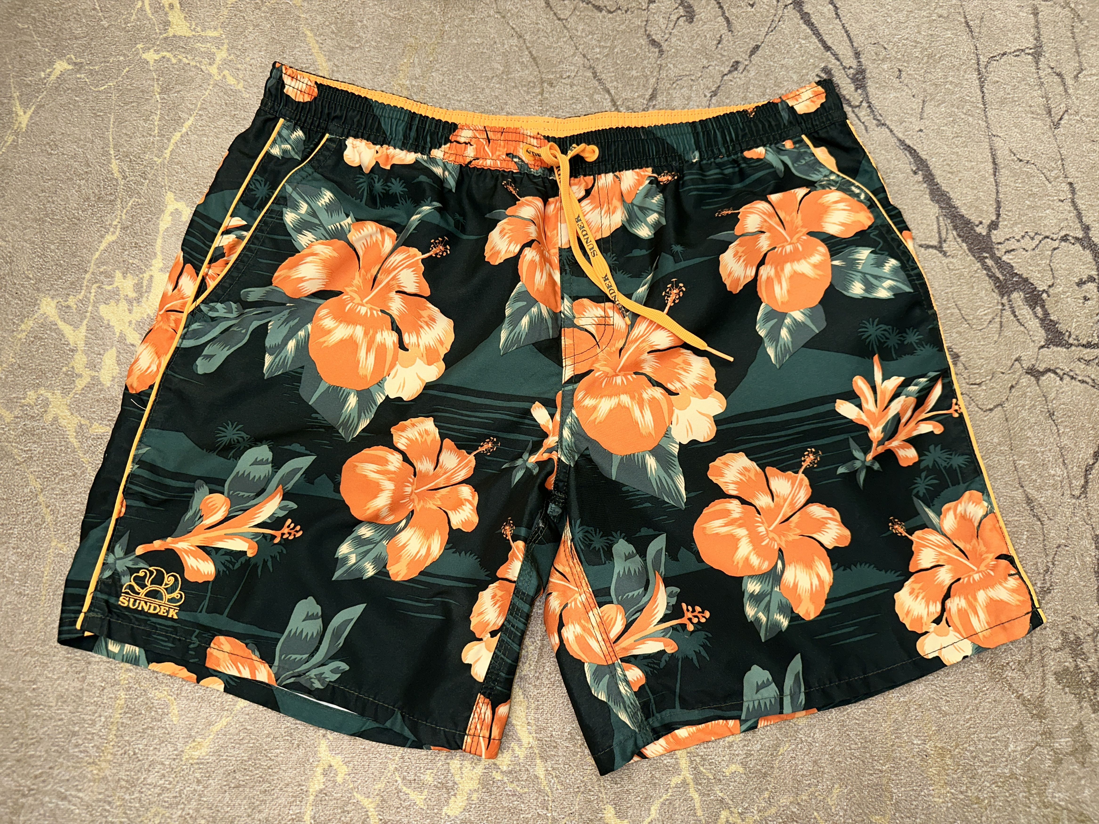 Sundek Sundek XL Beach Board Shorts Trunks BathSuit Elastic Size XL Size US 38 / EU 54 - 2 Thumbnail