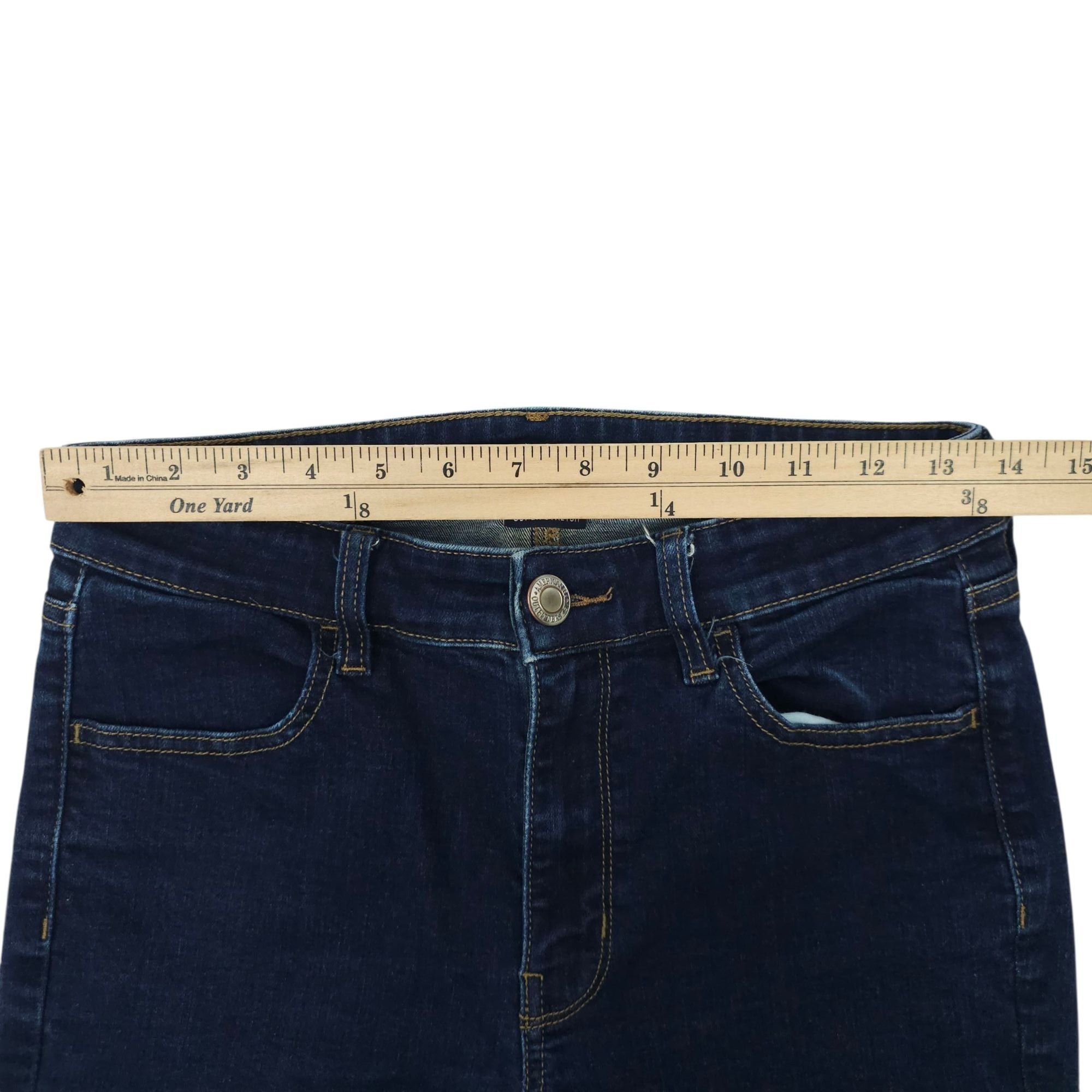 American Eagle Outfitters American Eagle Super Stretch Hi Rise Jegging Womens 8 Denim Size 30" / US 8 / IT 44 - 3 Thumbnail