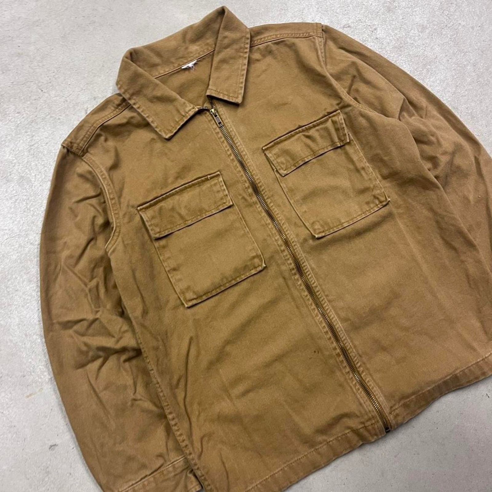 Vintage vintage 2000s earthtone utility pocket jacket Size US S / EU 44-46 / 1 - 2 Thumbnail