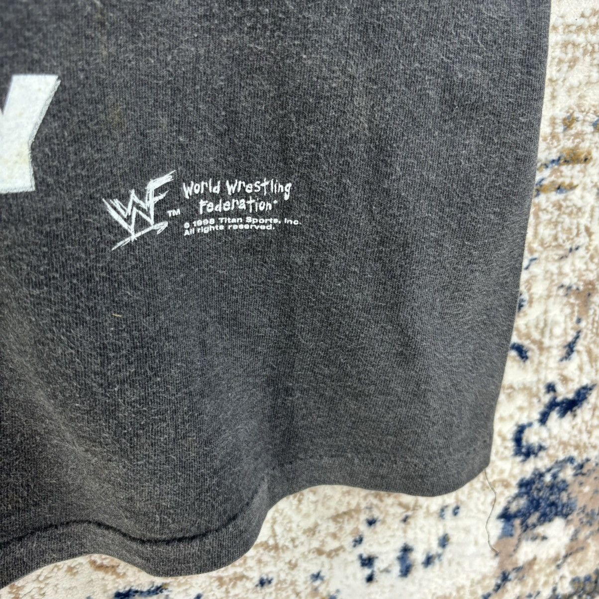 Vintage × WWE Vintage 90s Stone Cold ‘School of hard Knocks’ T-shirt Size US L / EU 52-54 / 3 - 6 Thumbnail
