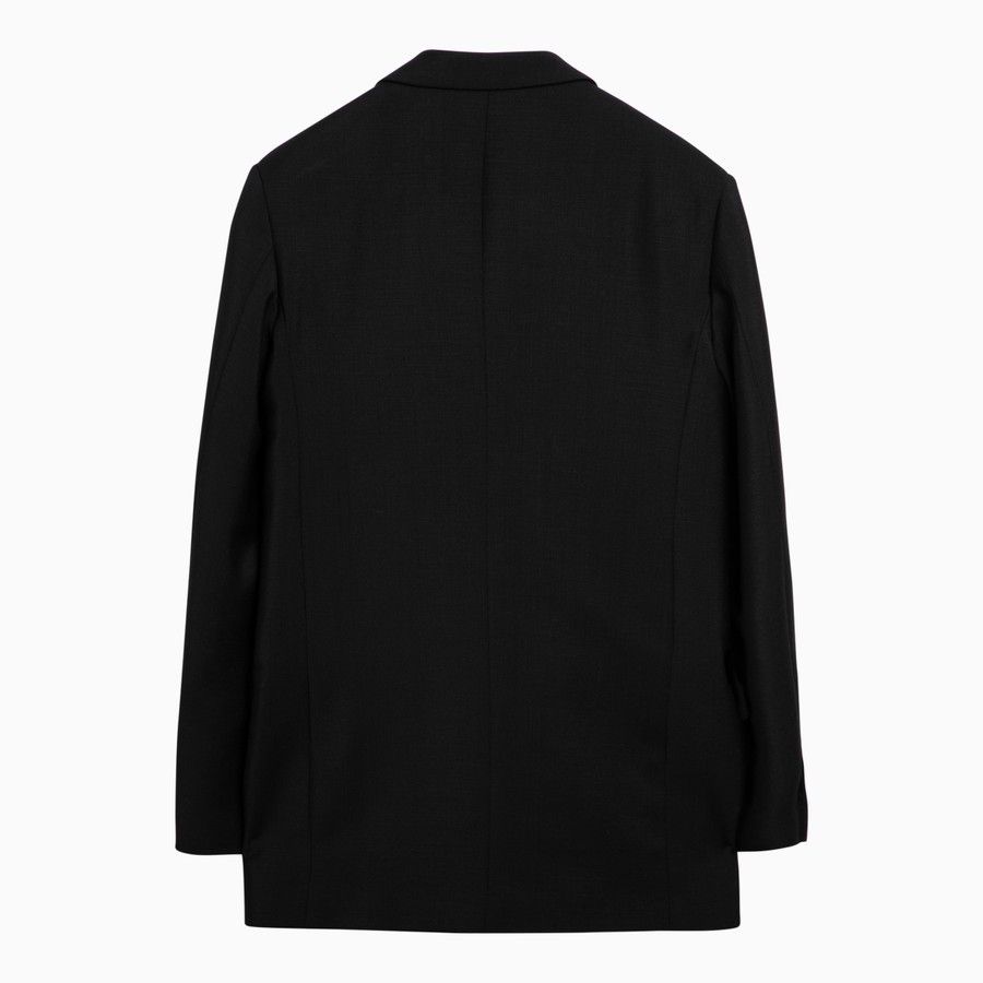 Loewe o1d2blof0824 Wool Double-Breasted Jacket in Black Size S / US 4 / IT 40 - 2 Thumbnail
