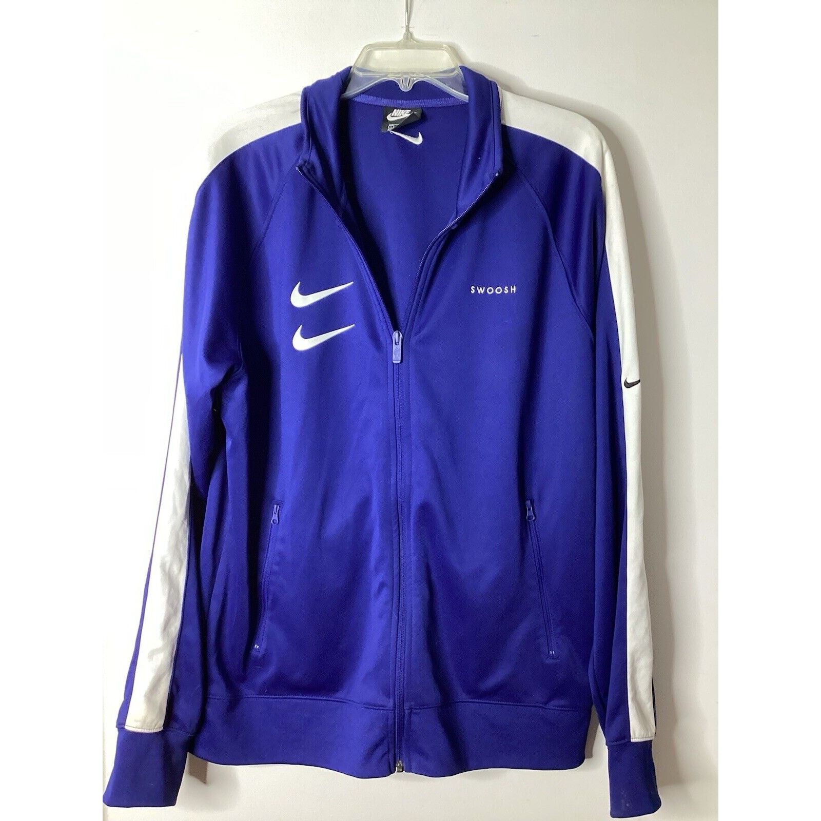 Nike Nike Swoosh Track Suit Full Zip Light Jacket Royal Blue LG Size US L / EU 52-54 / 3 - 1 Thumbnail