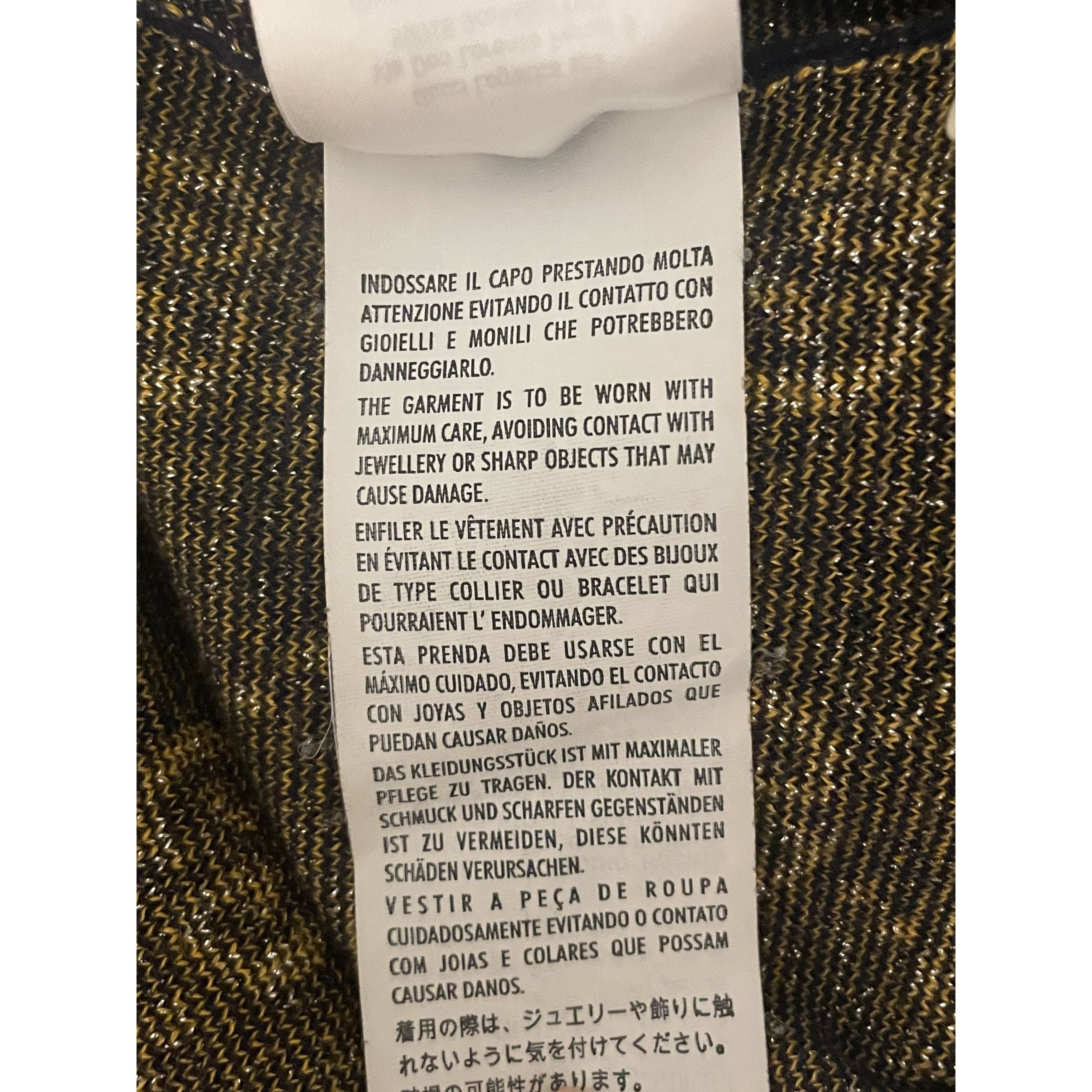 Gucci Gucci Womens Black & Gold GG Monogram Knit Short-Sleeve Dres Size S / US 4 / IT 40 - 18 Thumbnail