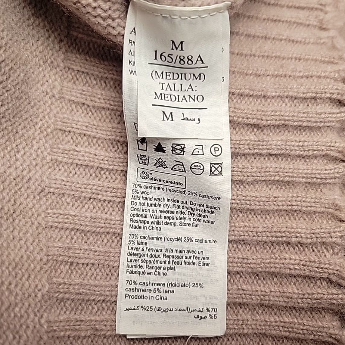 Allsaints AllSaints Sweater Womens M Pink Crew Neck Knit Wool Cashmere Casual Size M / US 6-8 / IT 42-44 - 6 Thumbnail
