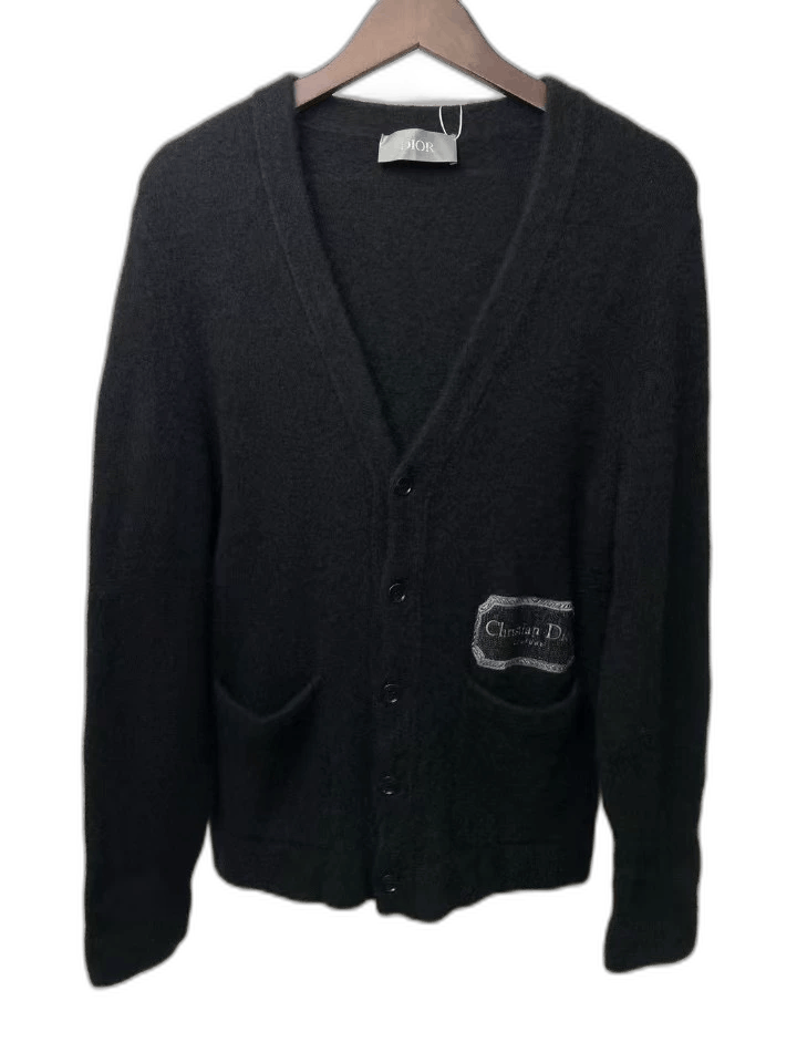 Dior Dior New Embroidered Cashmere Cardigan-yf Size US L / EU 52-54 / 3 - 1 Thumbnail