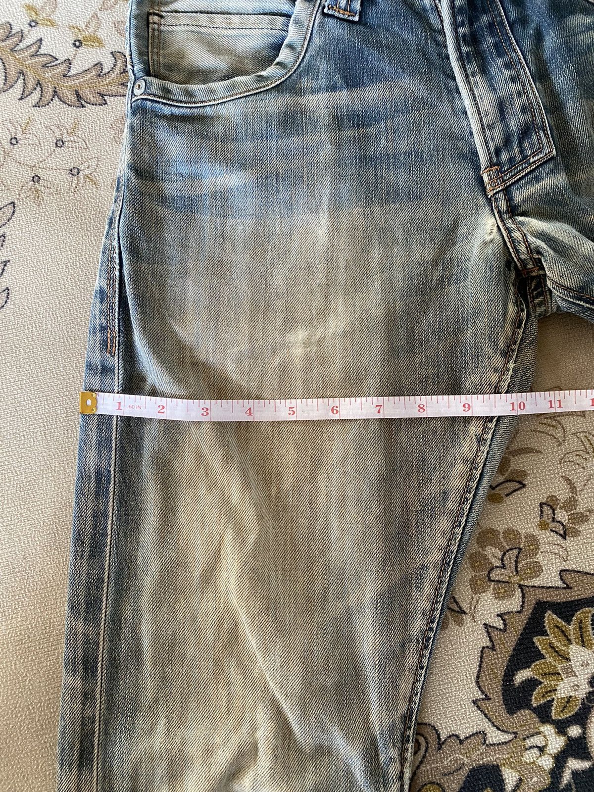 Japanese Brand Vintage Japanese Brand Back Number Distressed Denim Size US 28 / EU 44 - 17 Thumbnail