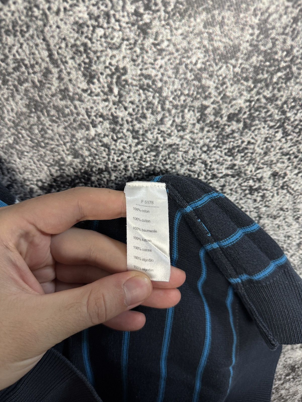 Lacoste Lacoste Vintage Crewneck Sweater Striped Pullover Size 6 Size US XL / EU 56 / 4 - 9 Thumbnail