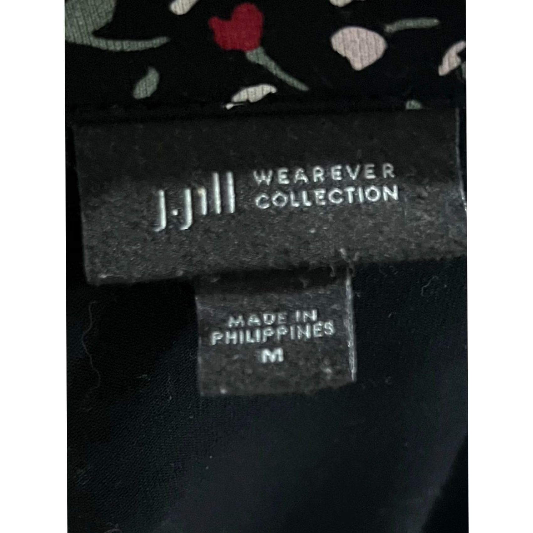 J. Jill J.Jill Wearever Tunic Top Blouse Floral Jersey Knit Stretch Sz M Multicolor Womens Size M / US 6-8 / IT 42-44 - 6 Thumbnail