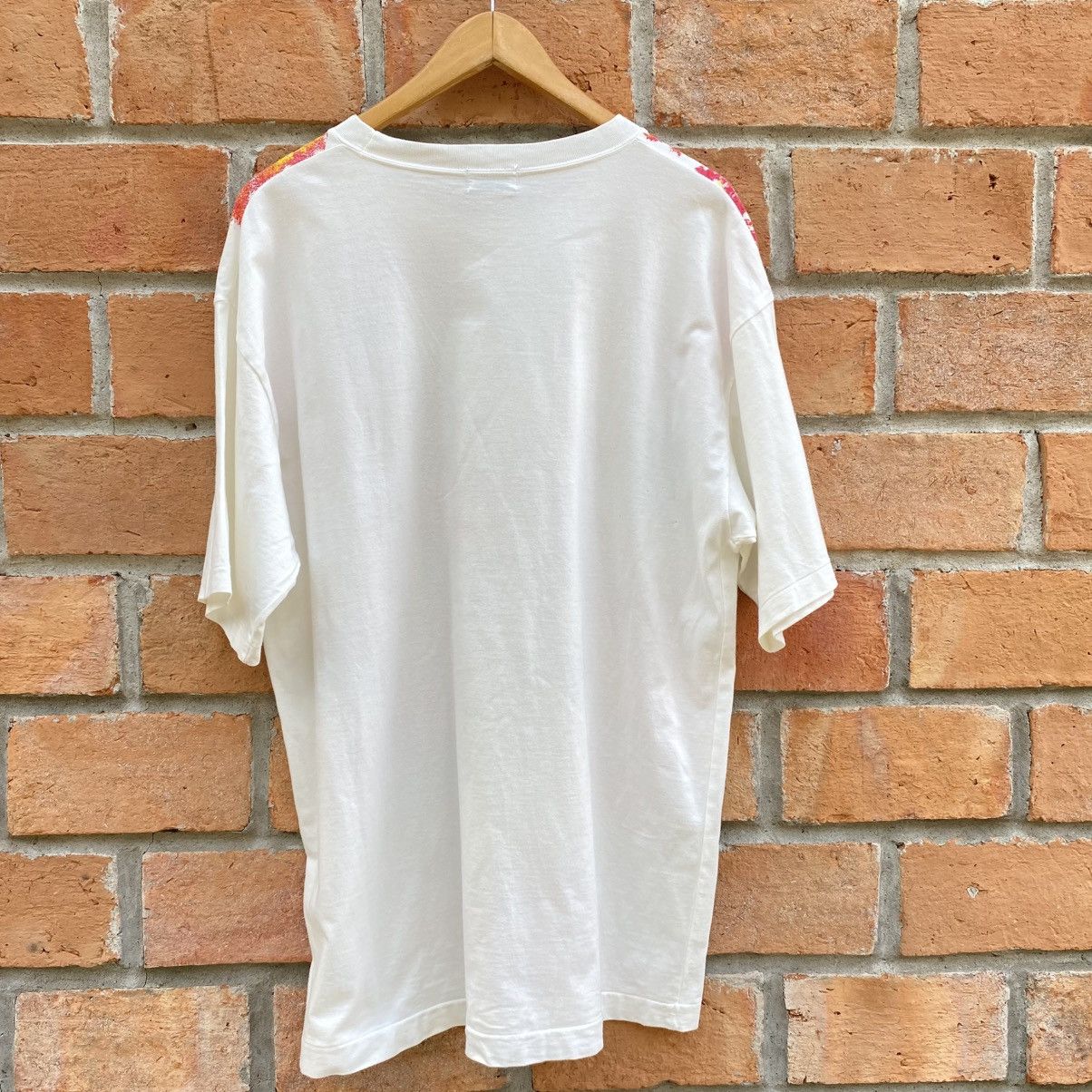 Yoshiyuki Konishi Ficce White Tee with Color Splash Print Size US M / EU 48-50 / 2 - 3 Thumbnail