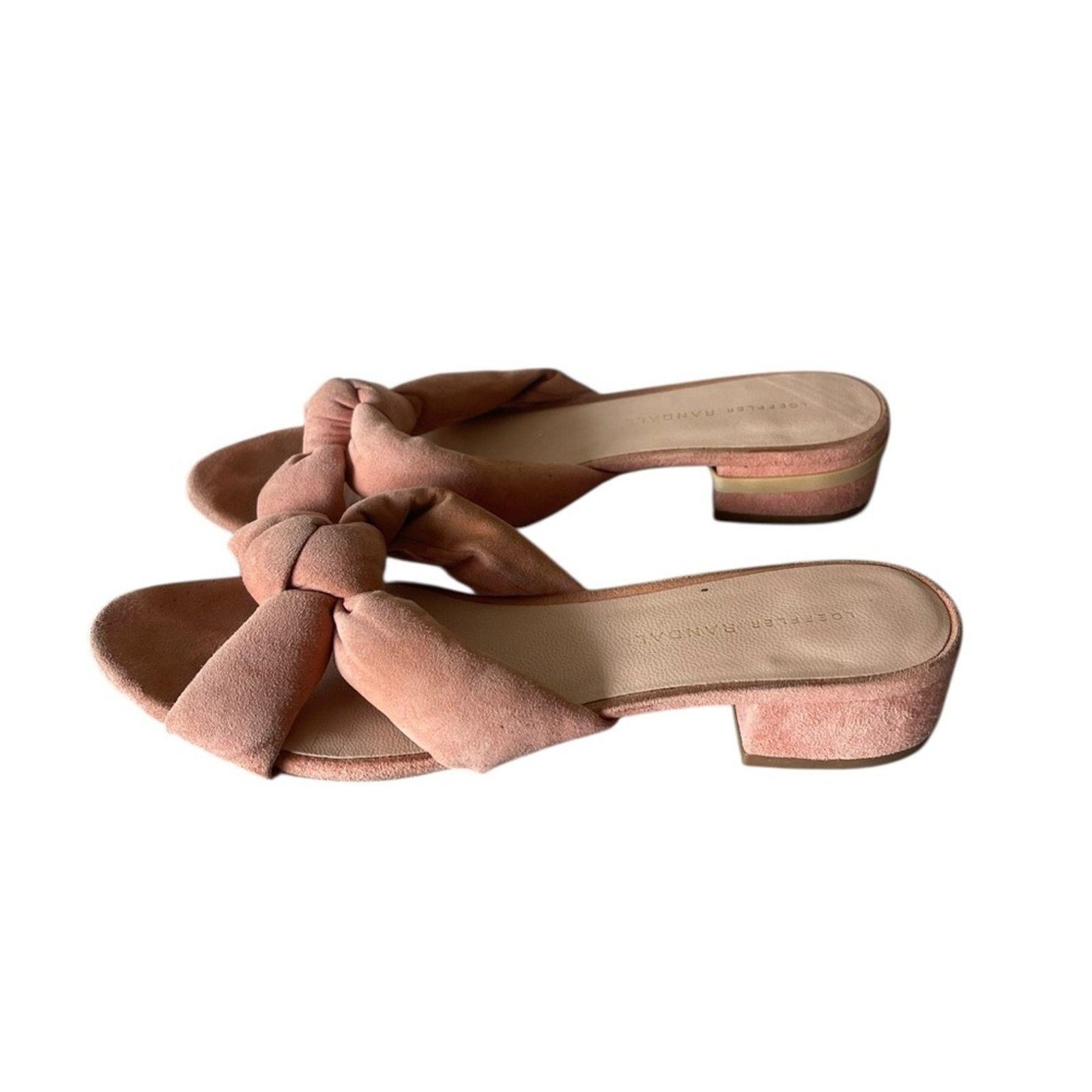 Loeffler Randall LOEFFLER RANDELL ELSIE SUEDE KNOTTED SANDALS SIZE :8.5 Size US 8.5 / IT 38.5 - 2 Thumbnail