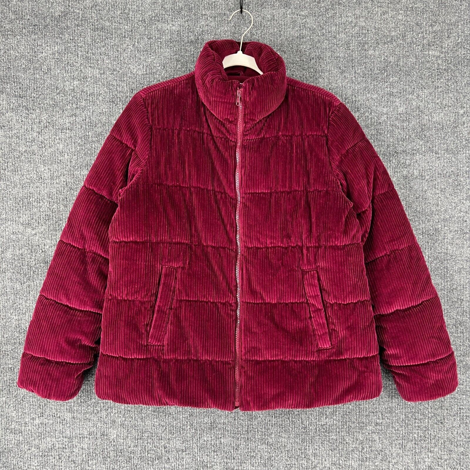 Old Navy Old Navy Corduroy Frost Free Puffer Coat Womens Full Zip Size S / US 4 / IT 40 - 1 Thumbnail