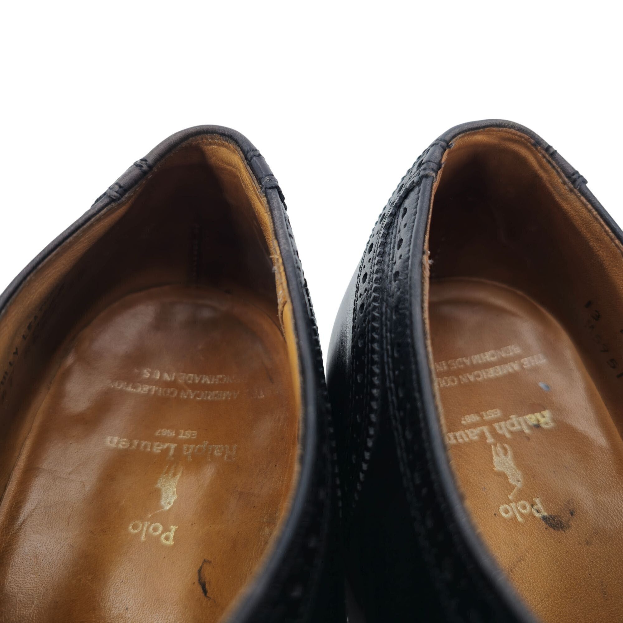 Polo Ralph Lauren Polo Ralph Lauren Benchmade Italy Mens size 13 Black Leather Size US 13 / EU 46 - 9 Thumbnail