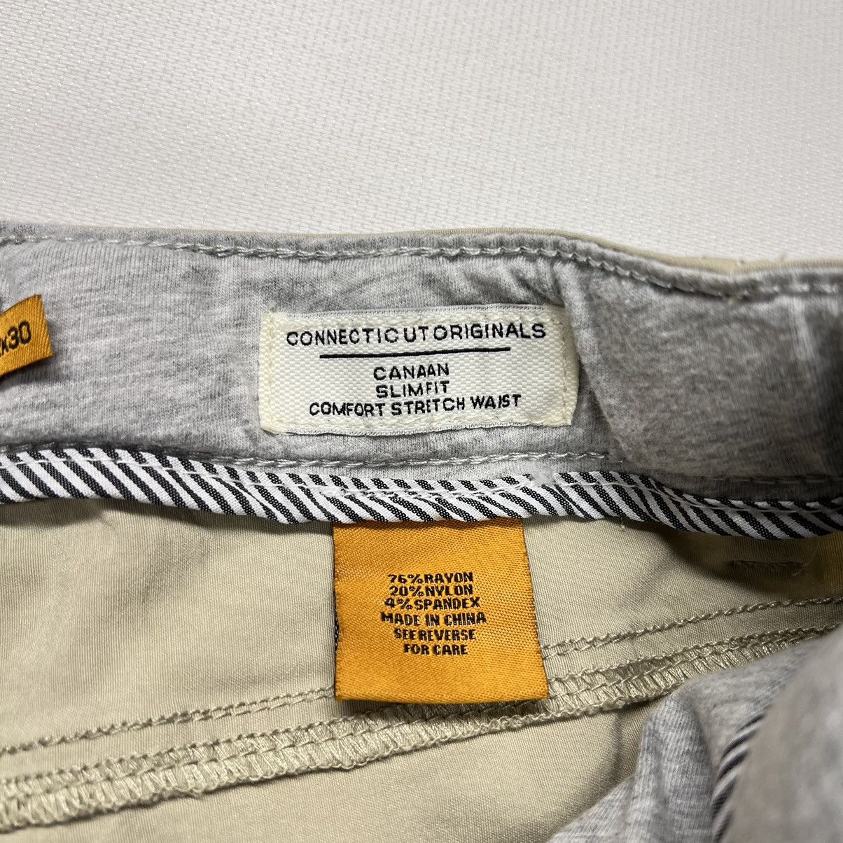 Designer Tailor Vintage Pants Khaki Canaan Slim Fit Performance Size US 32 / EU 48 - 9 Thumbnail