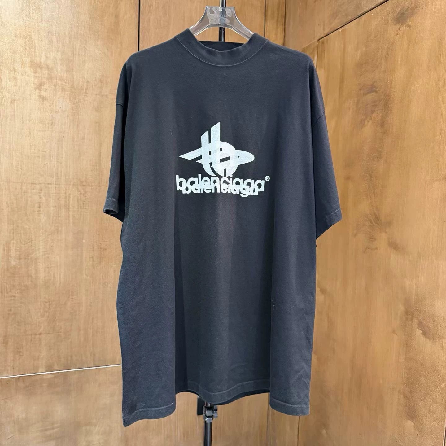 Balenciaga Phantom Logo Black T-shirt - dmc
