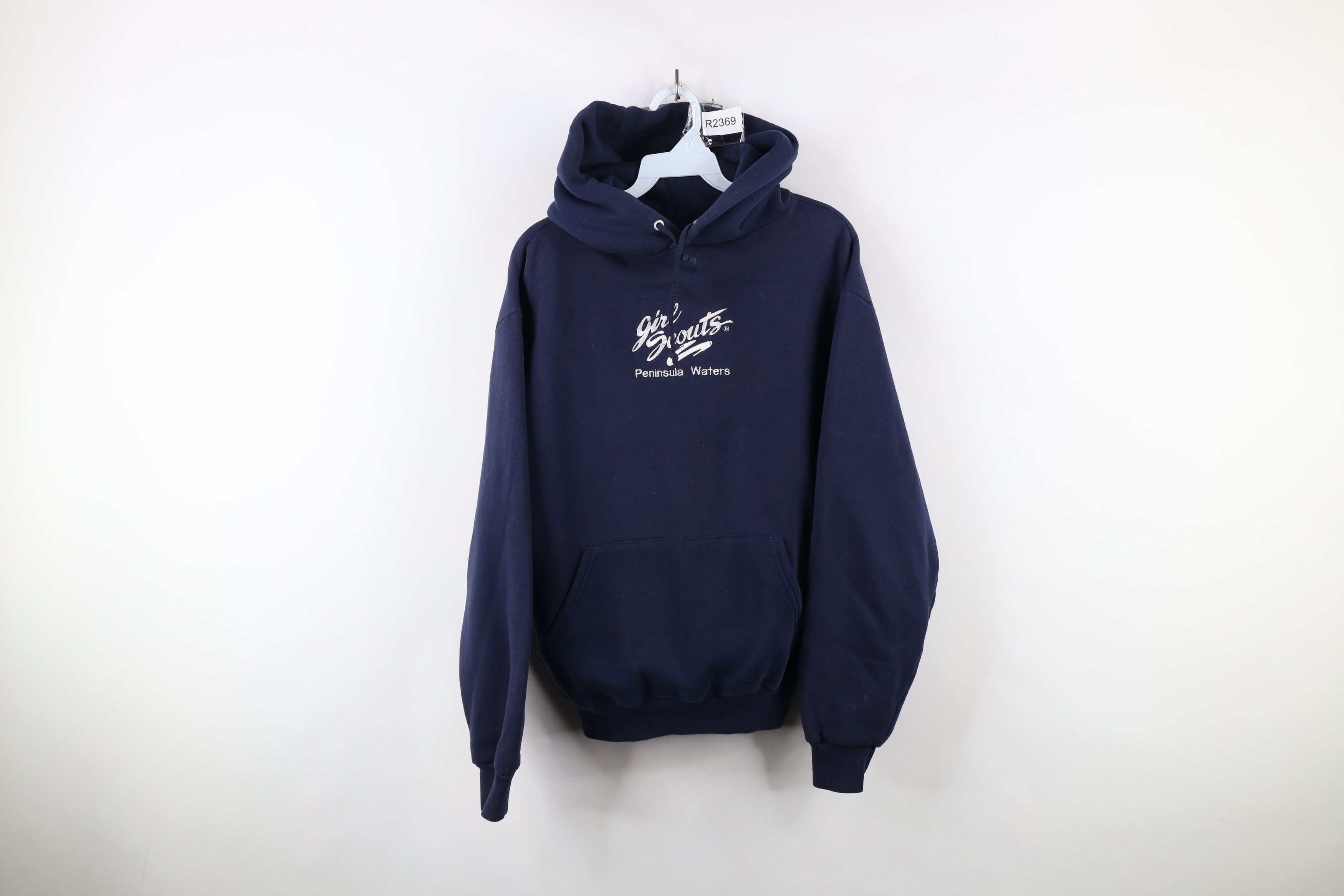 Vintage Vintage 90s Spell Out Girl Scouts Peninsula Waters Hoodie Size M / US 6-8 / IT 42-44 - 1 Thumbnail