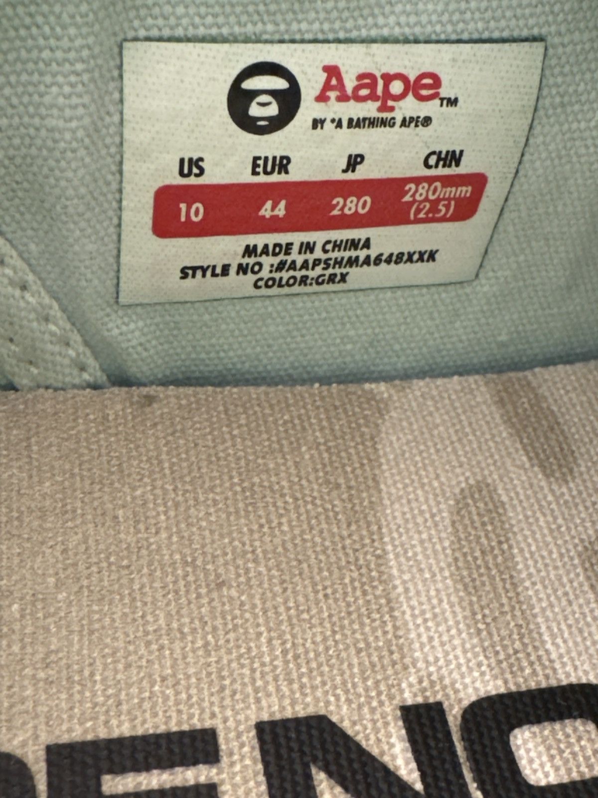 Aape × Bape Aape x Sneakercon Collab Size US 10 / EU 43 - 13 Thumbnail