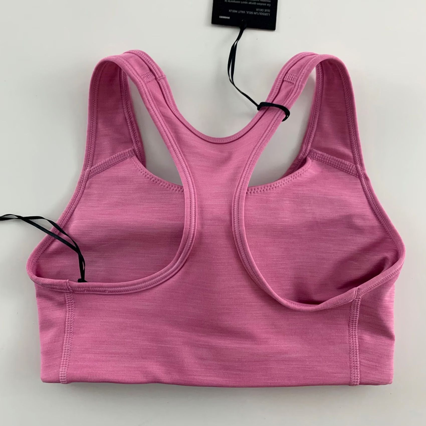 Nike Nike Medium Support Swoosh Sports Bra XS Pink Women's Athletic Bra Size ONE SIZE - 2 Thumbnail