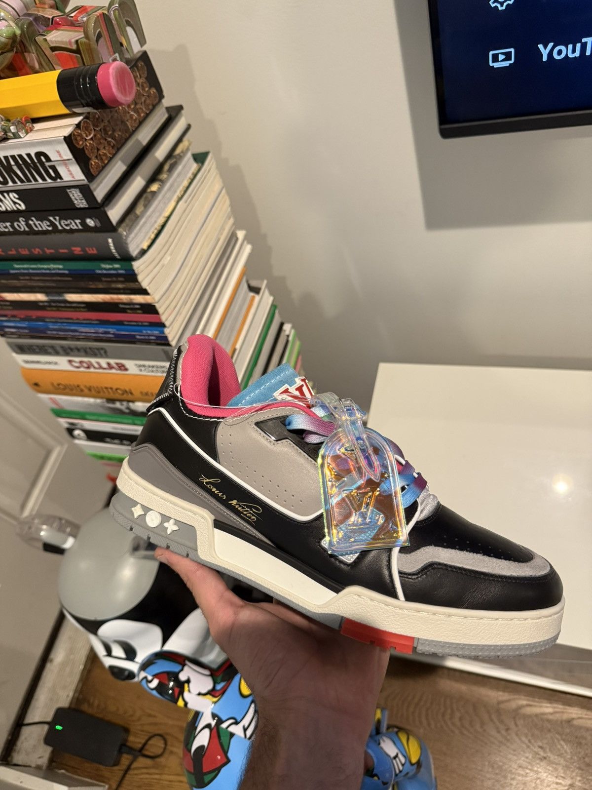 Louis Vuitton Louis Vuitton trainer upcycle Size US 9.5 / EU 42-43 - 1 Thumbnail