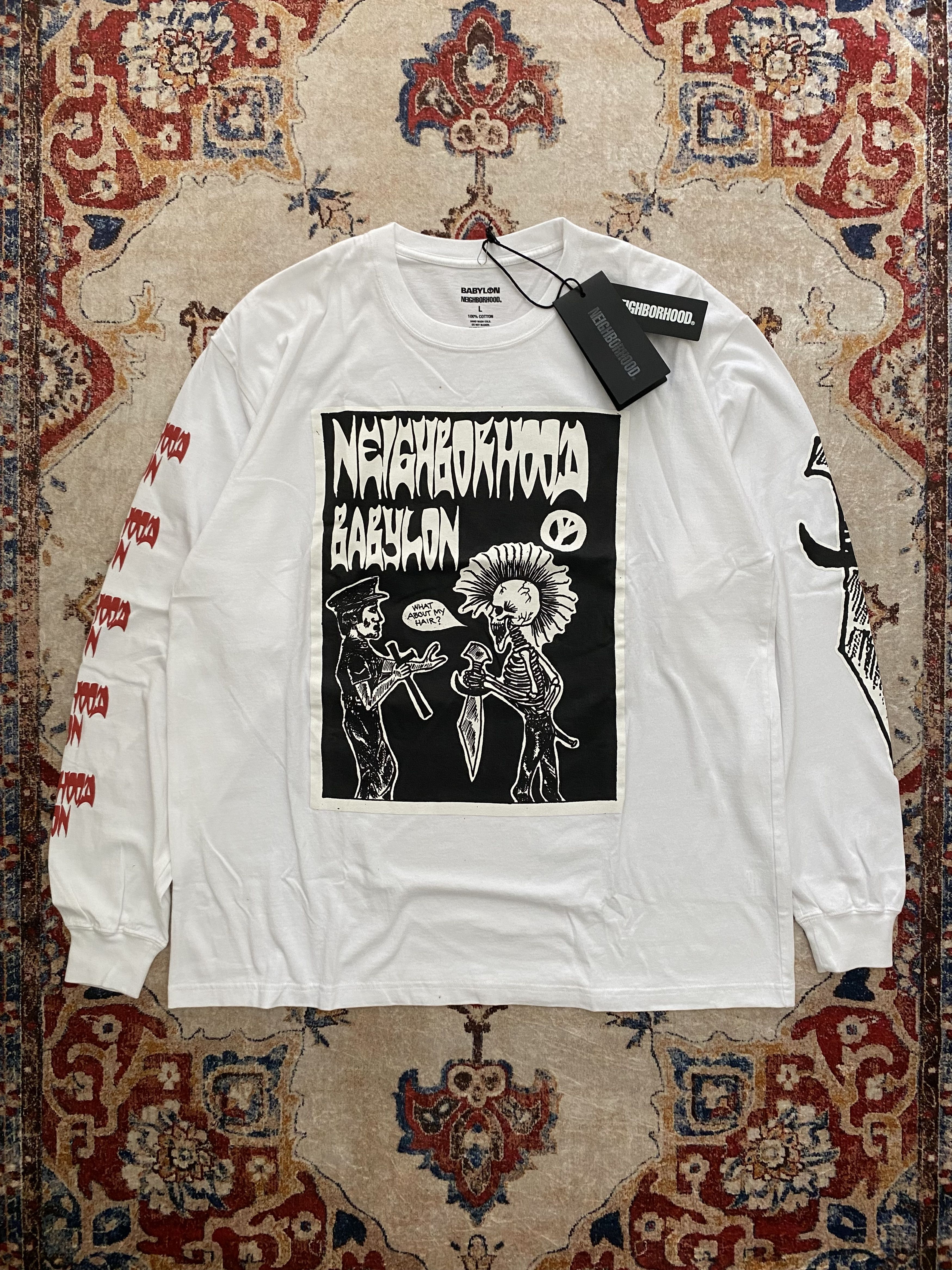 SS24 Neighborhood x Babylon LA Longsleeve Tee
