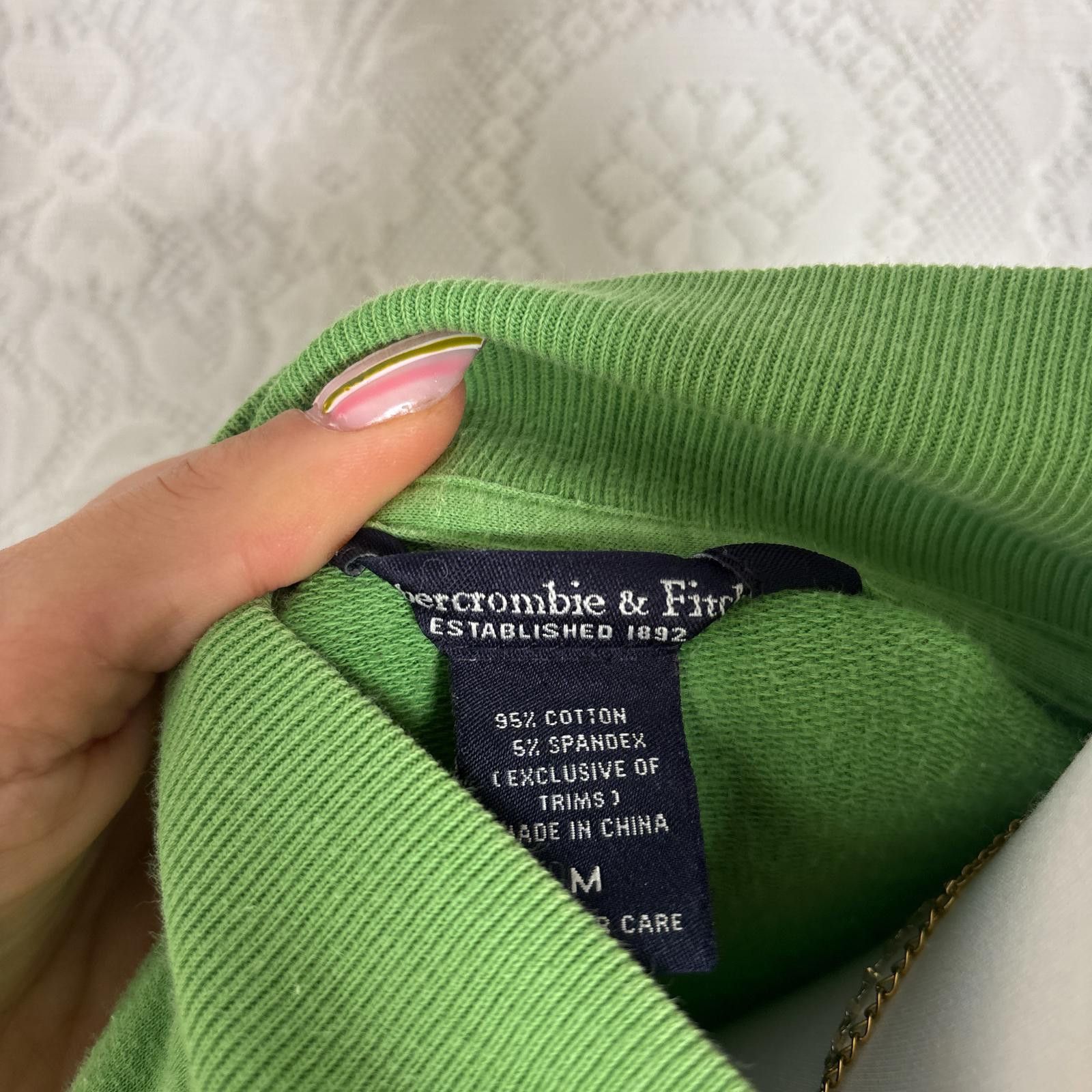 Abercrombie & Fitch vintage Abercrombie & fitch green zip up Size M / US 6-8 / IT 42-44 - 8 Thumbnail