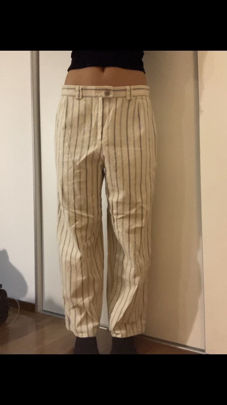 Handmade Striped handmade pants Size 28" / US 6 / IT 42 - 2 Thumbnail