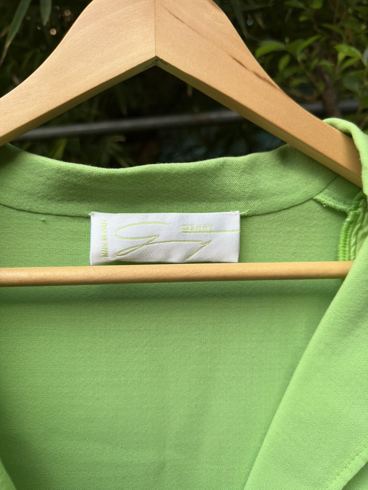 Versace BNWT Genny Oversized Green Blazer Jacket with Shoulder Pads Size M / US 6-8 / IT 42-44 - 3 Thumbnail
