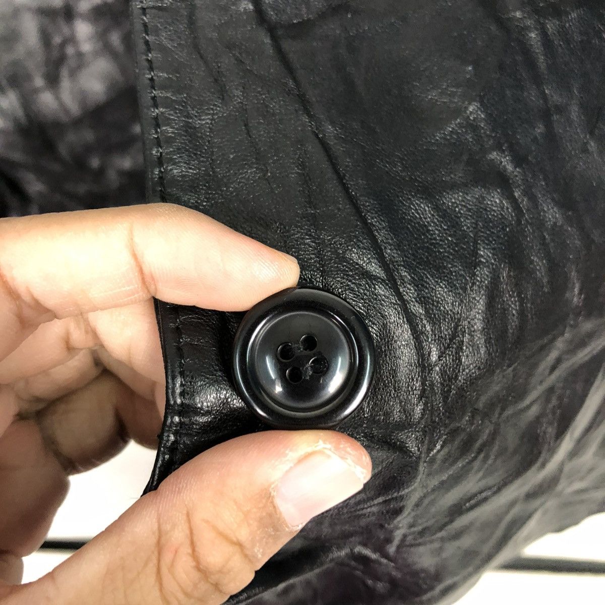 Japanese Brand 🔥VINTAGE LEATHER JACKET BIKER JUBIEN TOKYO FUR ISSEY MIYAKE Size US L / EU 52-54 / 3 - 18 Thumbnail