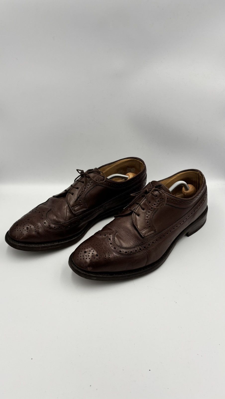 Burberry Leather Brown Oxford Brogue Shoes Burbarry’s Size US 10.5 / EU 43-44 - 2 Thumbnail