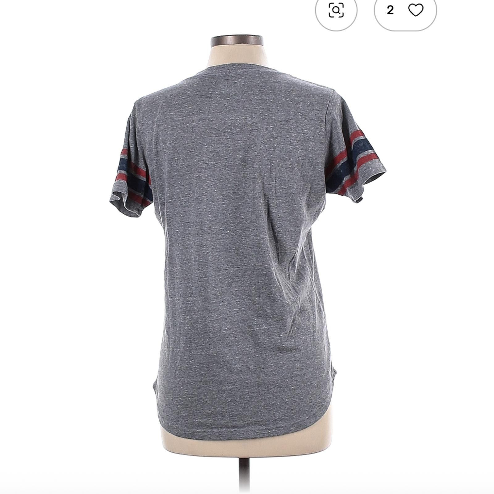 NFL New England Patriots Gray Short Sleeve T-Shirt Size L Size L / US 10 / IT 46 - 2 Thumbnail