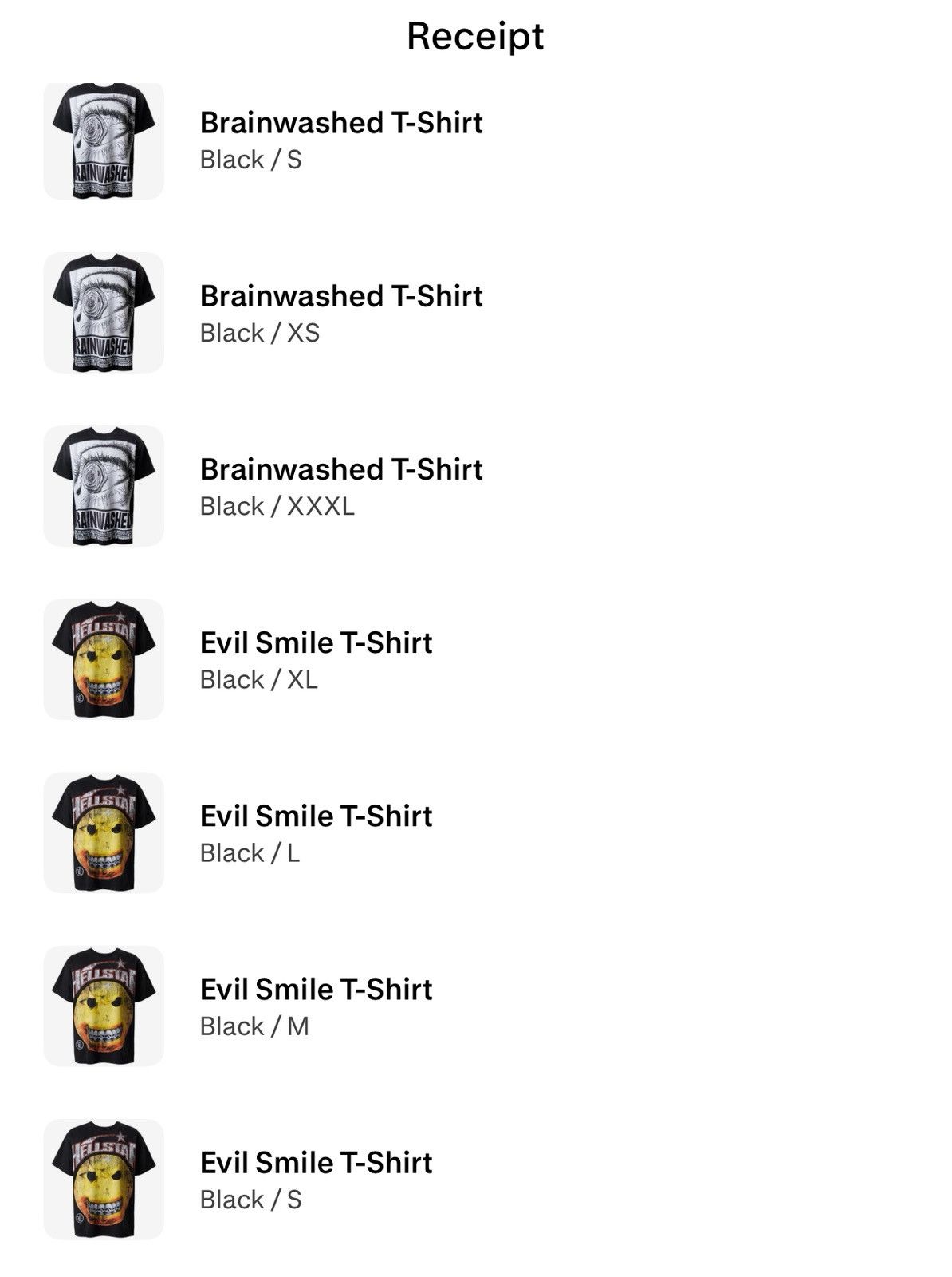 HELLSTAR Hellstar Evil Smile T-Shirt 100% Authentic ORDER CONFIRMED Size US M / EU 48-50 / 2 - 4 Thumbnail