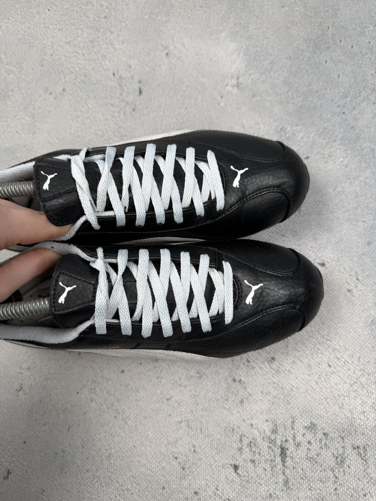 Puma Vintage Puma Esito TL JR Black White Leather Sneakers y2k Size US 6 / IT 36 - 9 Thumbnail