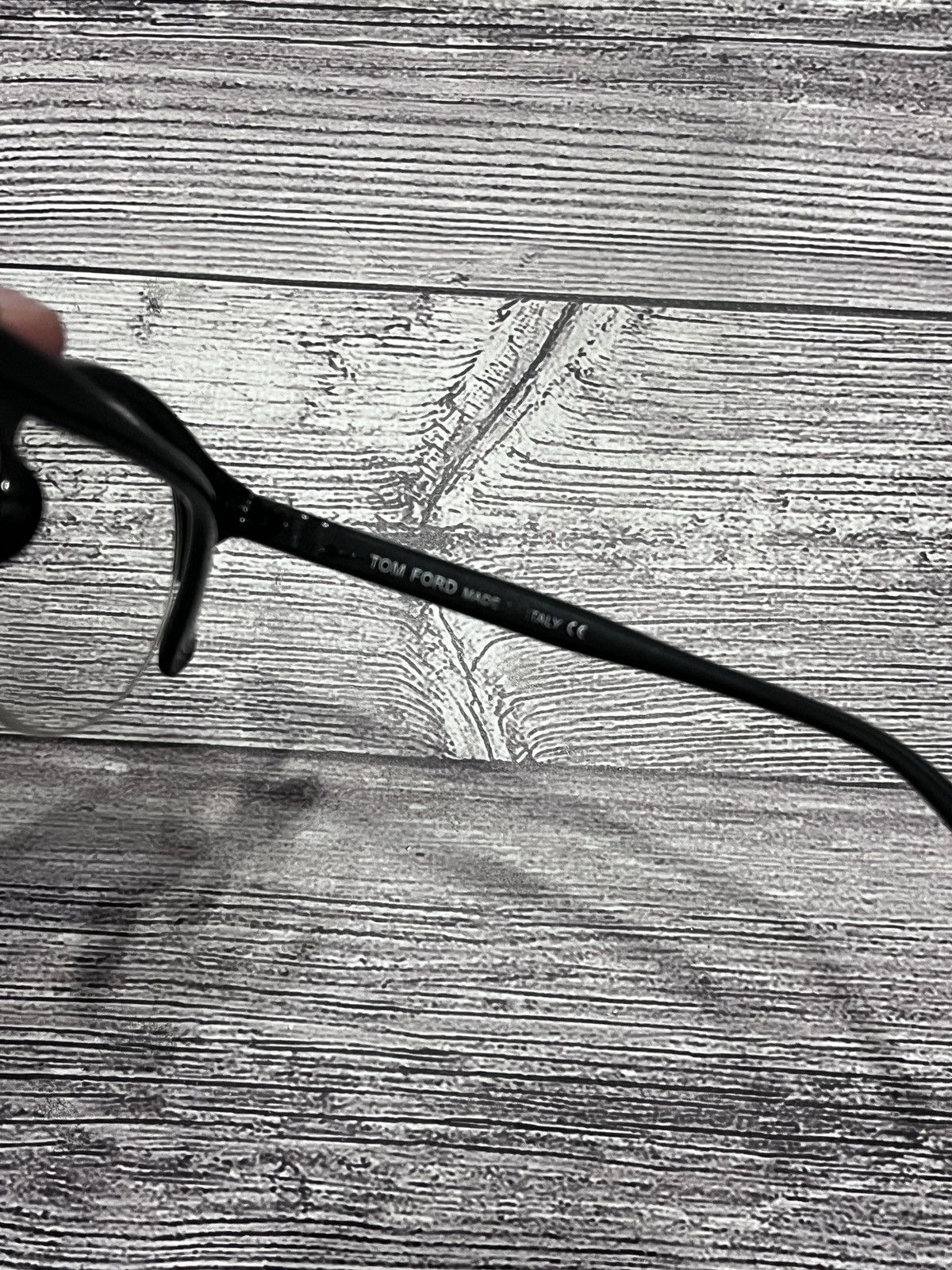 Tom Ford Tom Ford Black Round Optical Glasses Frame Size ONE SIZE - 8 Thumbnail