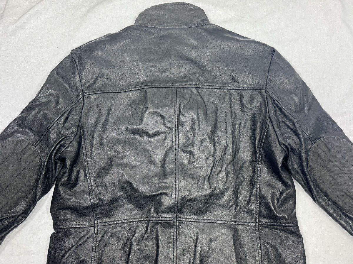 Vintage Compagnia Delle Pelli Military Motorcycle Leather Jacket Size US XXL / EU 58 / 5 - 10 Thumbnail