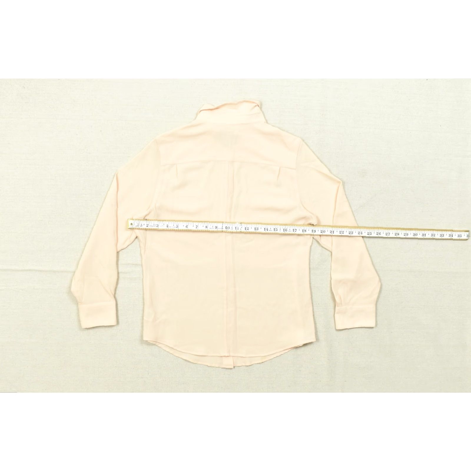 Pendleton VINTAGE Pendleton Women's Button-Down Orange Petite 8 Regular Long Sleeve Double Pocket Shirt Size M / US 6-8 / IT 42-44 - 3 Thumbnail