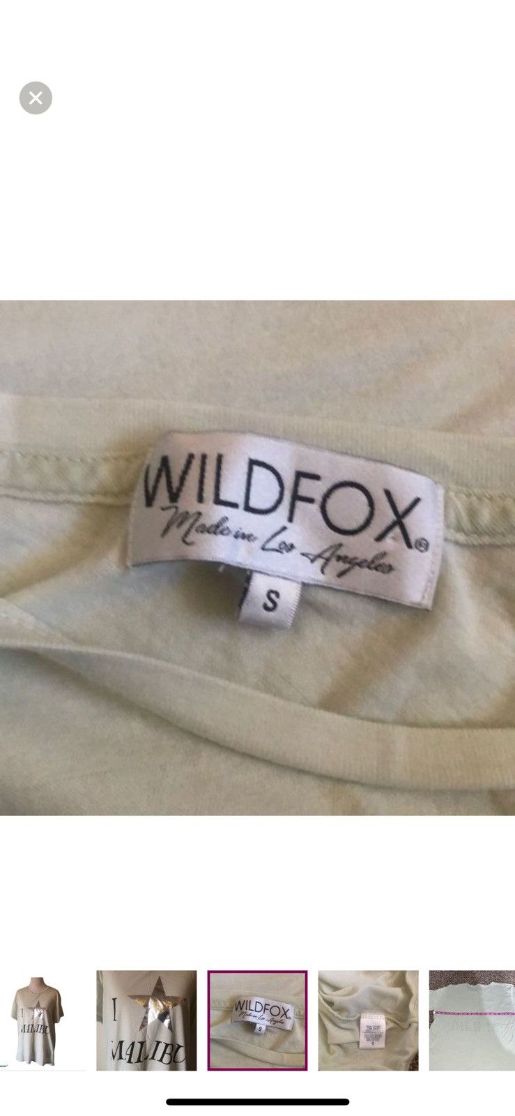Wildfox Wildfox small Malibu’s star short sleeved tee Size S / US 4 / IT 40 - 6 Thumbnail